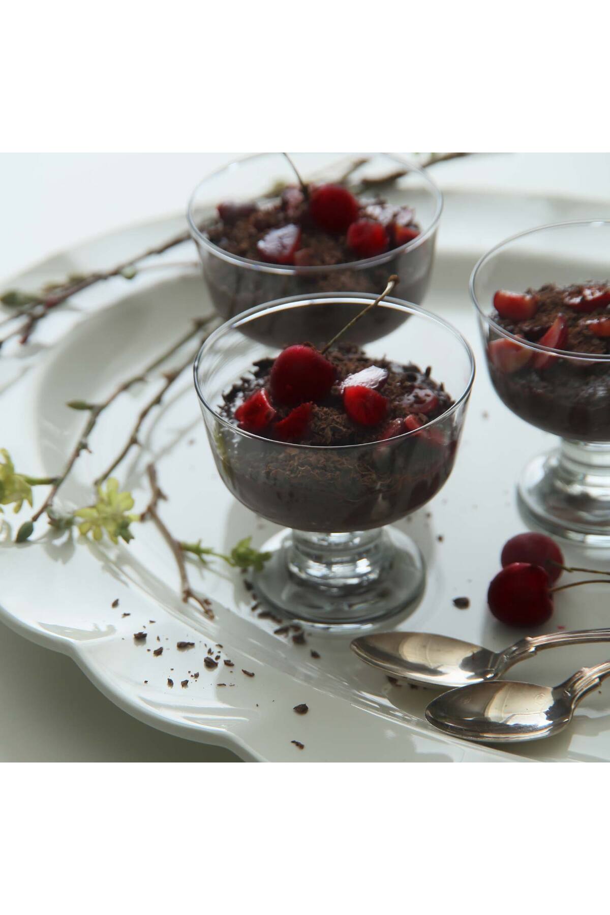 Destina Glass Ice Cream & Dessert Bowl 6 pieces Small Size 285 ml (Jam Bowl)