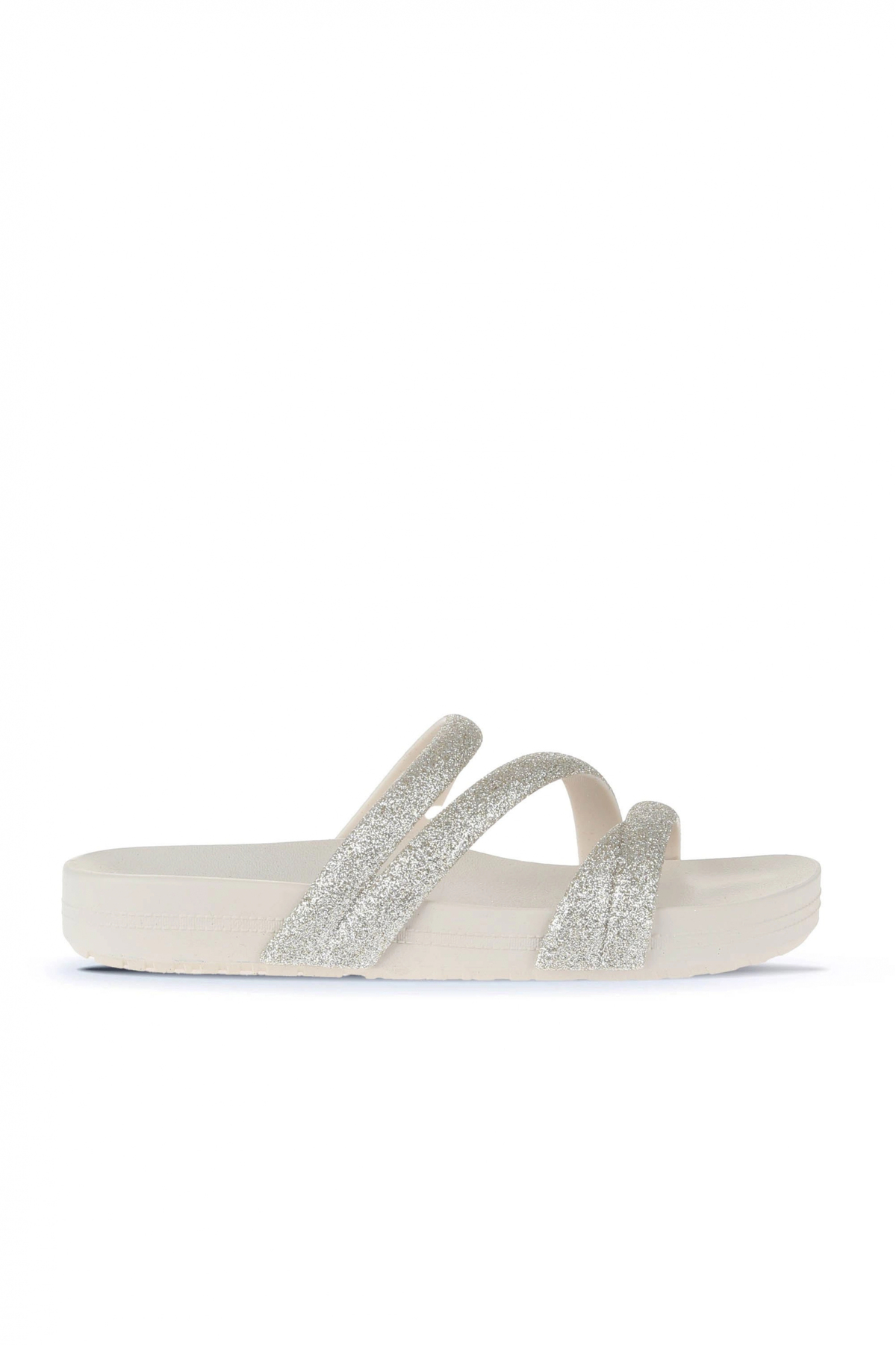 ZAXY Beige Zx Glitter Full Ad Women's Slippers 22Zx004 - Price
