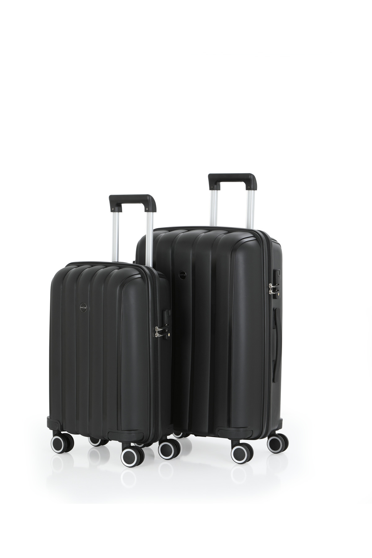 Polypropylene 2-Piece Suitcase Set Medium & Cabinet V305