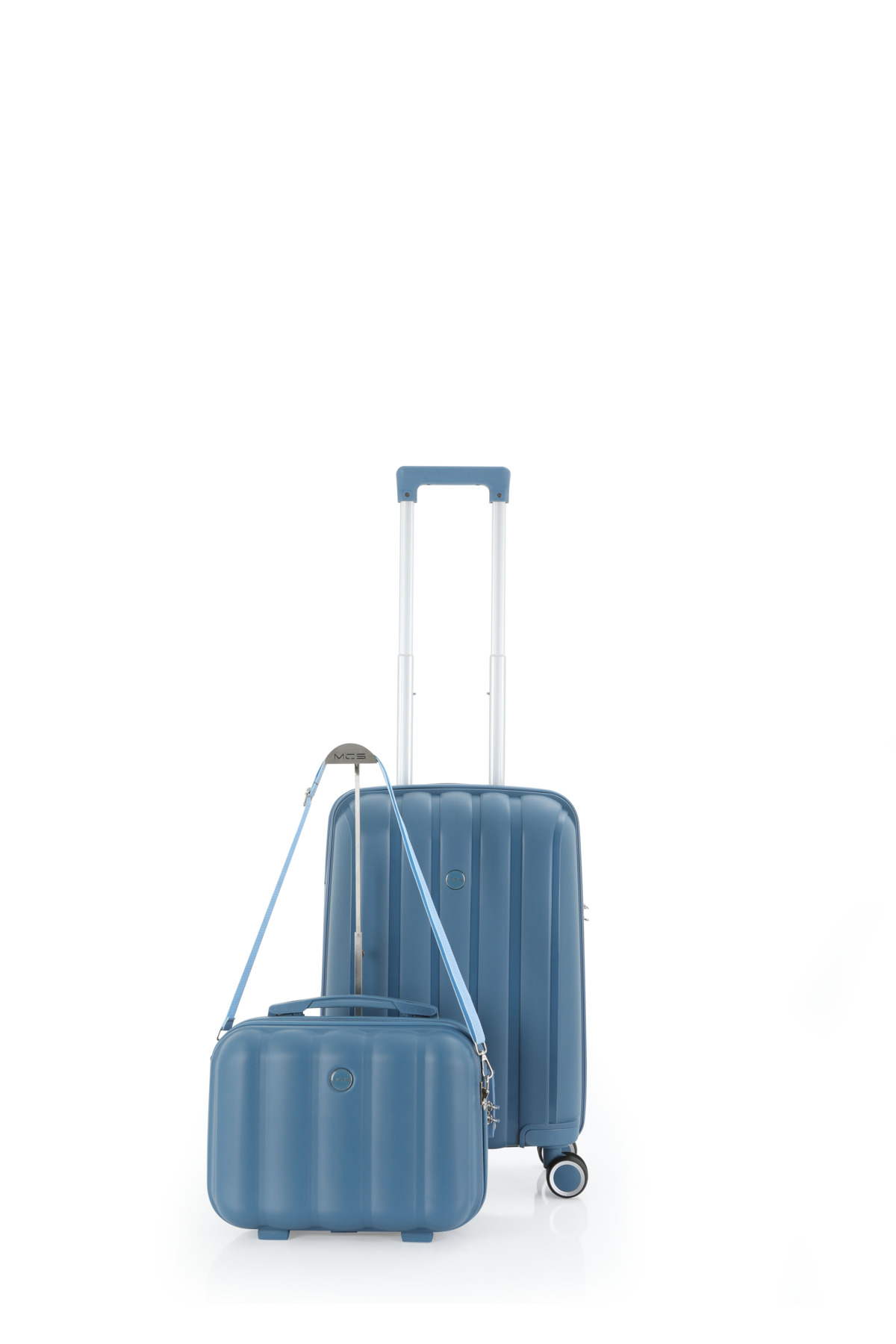 Polypropylene 2-Piece Suitcase Set Cabin & Makeup V305