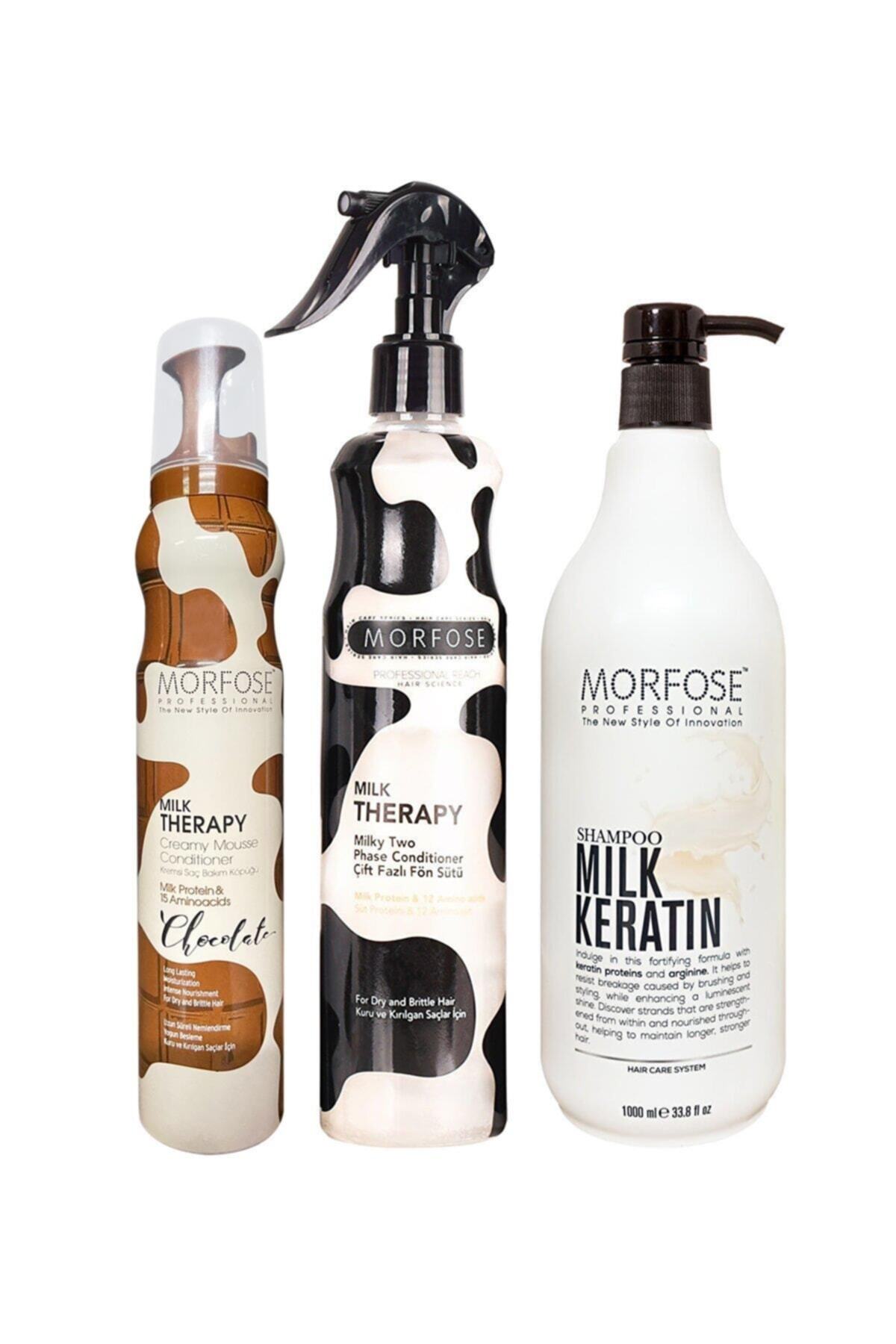 Morfose Milk Therapy Saç Köpüğü Chocolate Mega Saç Bakım Seti — 1100005812-8
