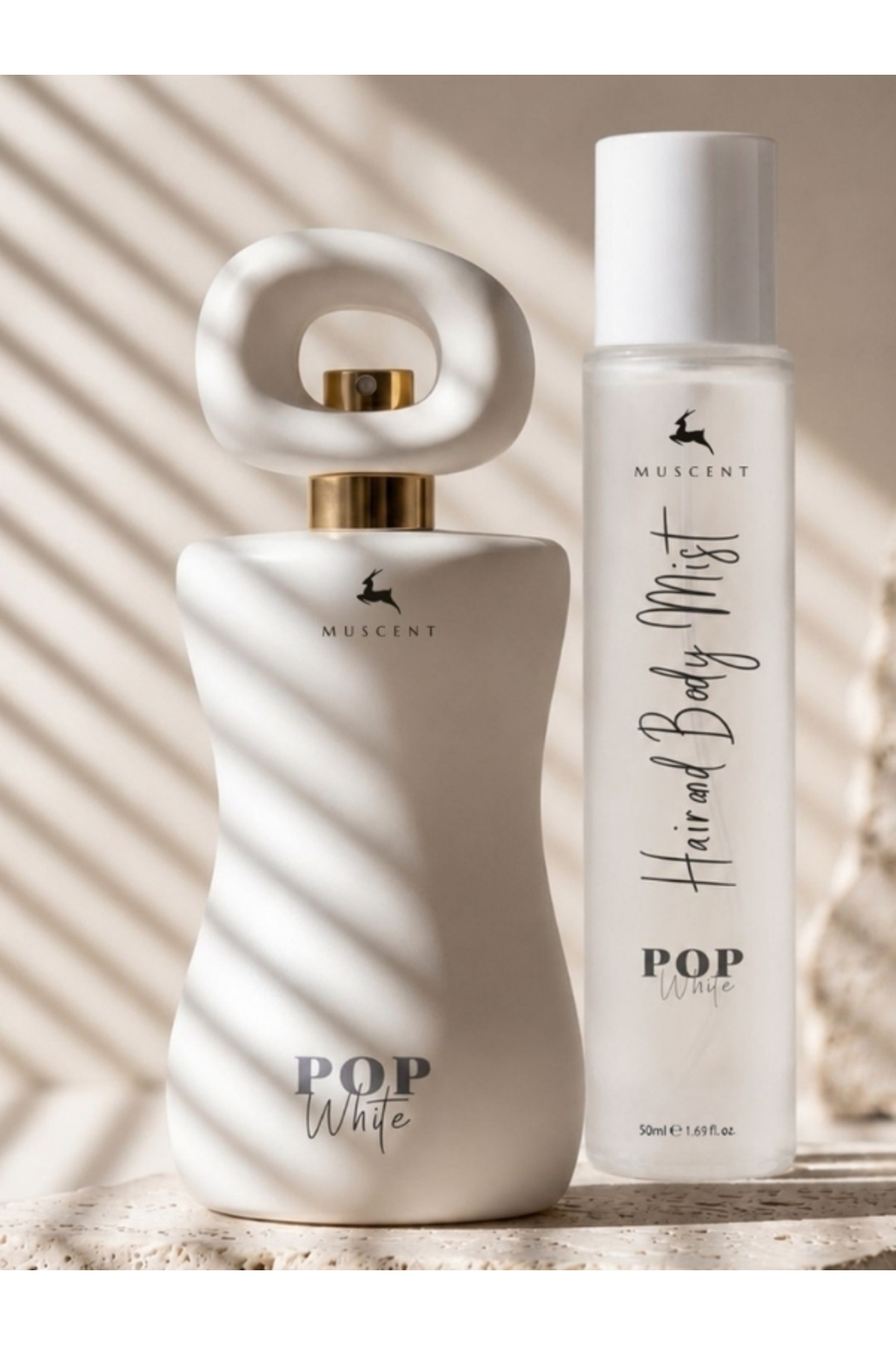 Pop White Parfüm ve Hair & Body Mist Seti — POPSET1-SET — تصویر 3 از 7