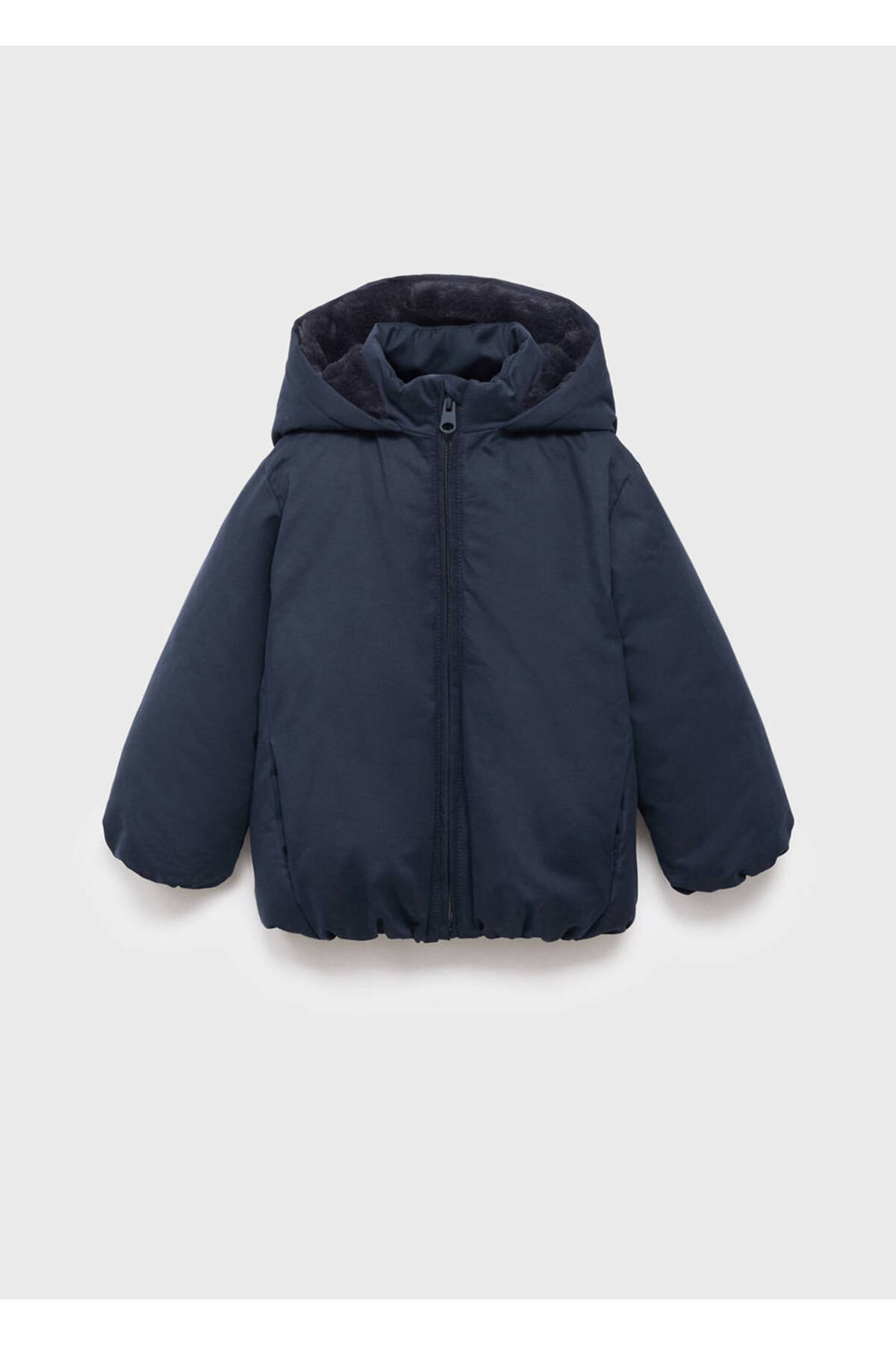 Hooded quilted anorak