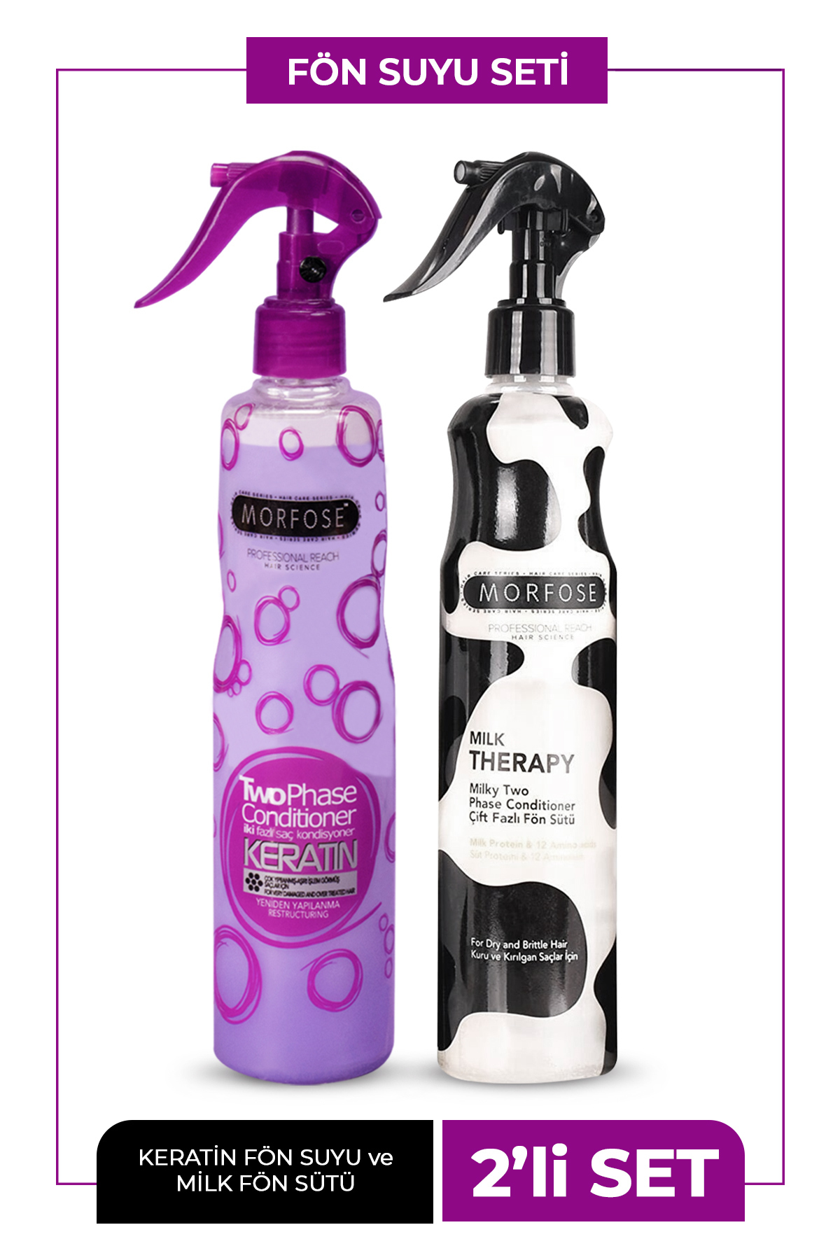 Morfose Çift Fazlı Fön Suyu Keratin 400 ml Milk Therapy Çift Fazlı Fön Sütü 400 ml — ONE_COS_MMILKTHERAPY400_MMORFONSU400