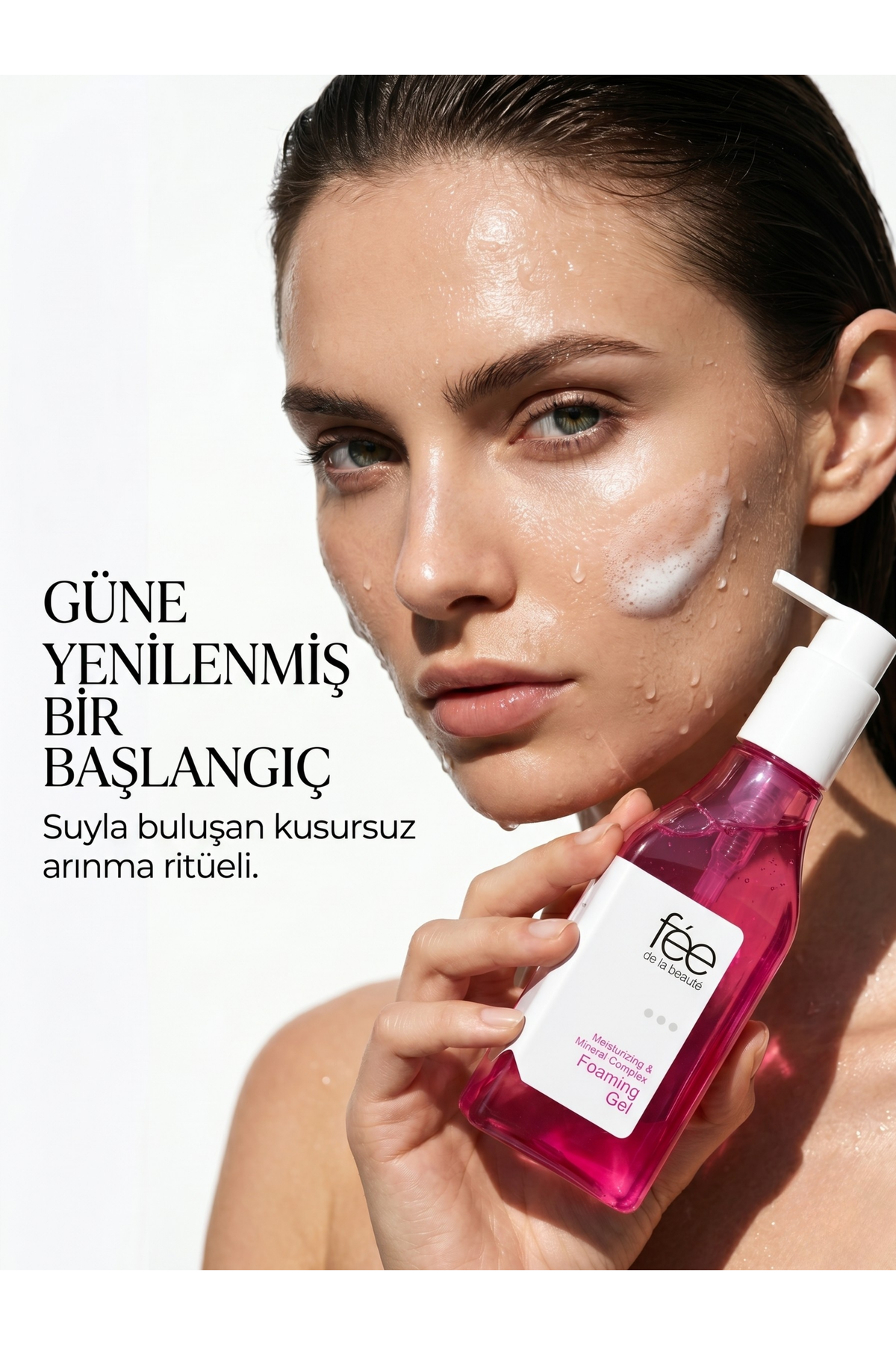 Mineralli Ve Nemlendirici Etkili Hassas & Normal Ciltler Için Yüz Temizleme Jeli 250 ml — FEE06 — تصویر 6 از 6