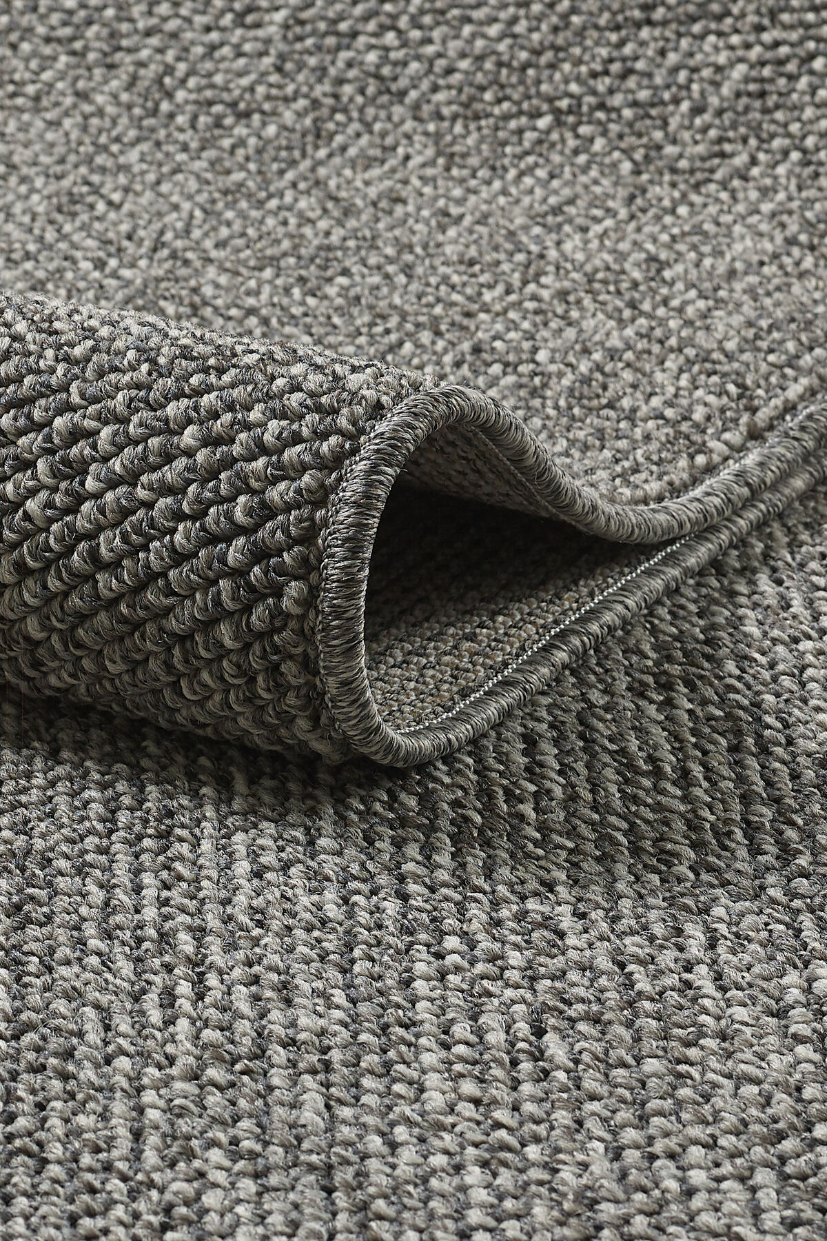 Modern Patterned Gray Sisal Soft Jute Carpet Living Room Rug Living Room Carpet Anti-Allergic Stain