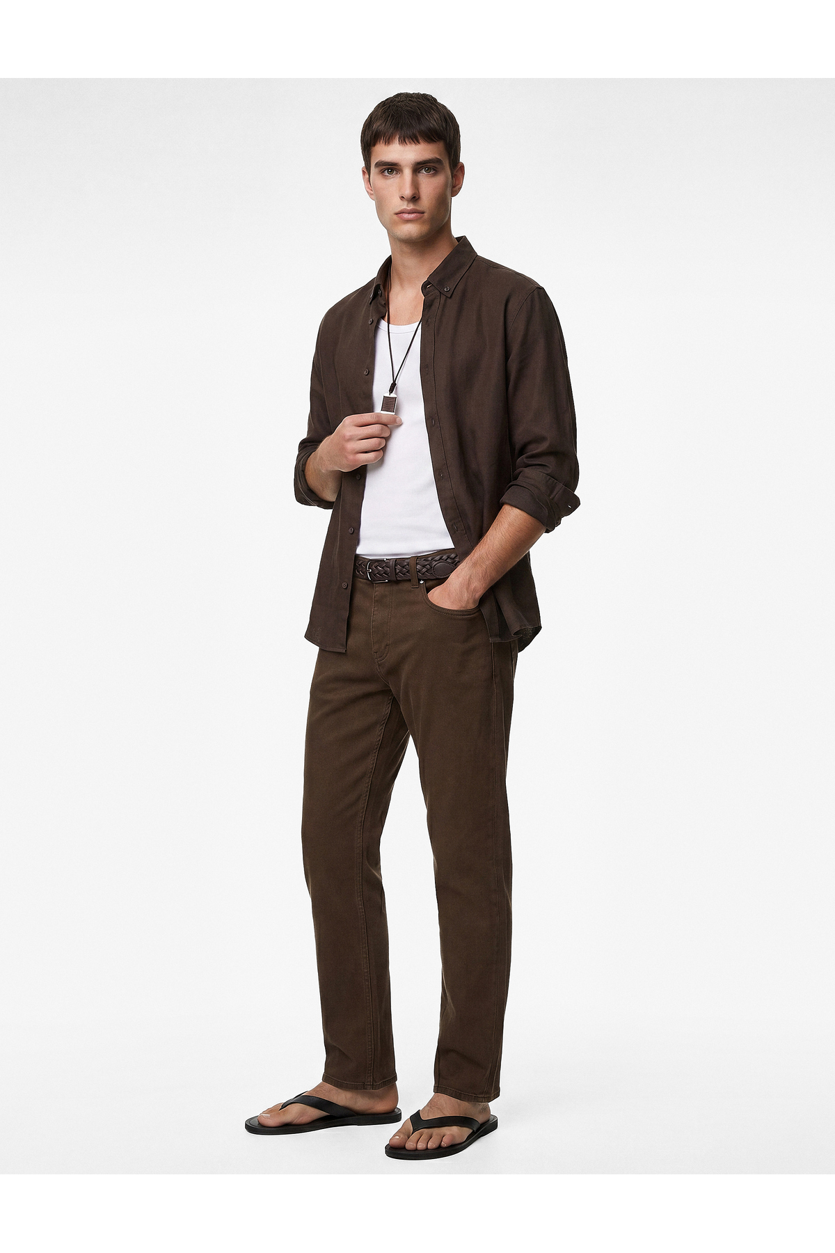 Koton Normal Bel Pamuklu Straight Fit Jean Pantolon - Mark Jean