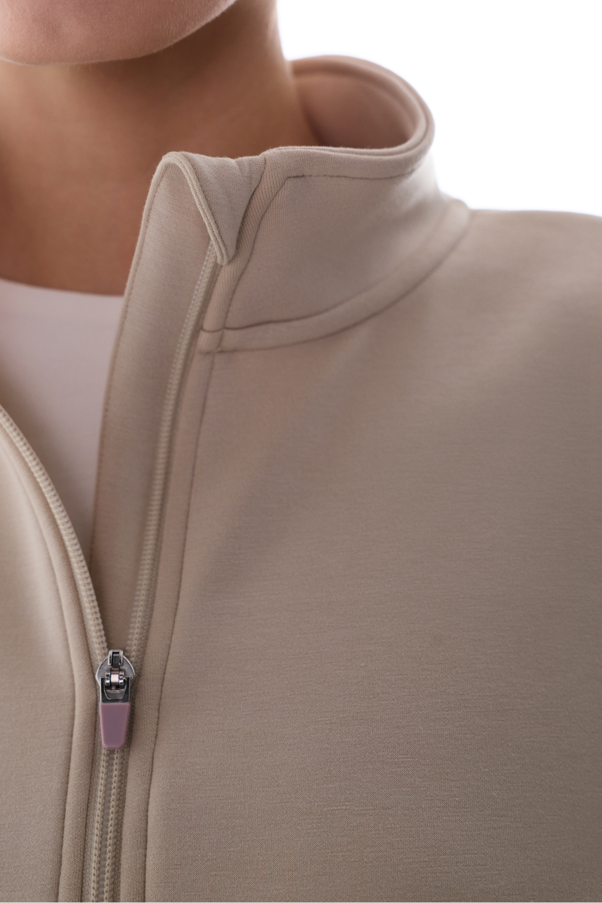 Penti  Açık Lila Silky Feel Color Block Sweatshirt - Görsel 6