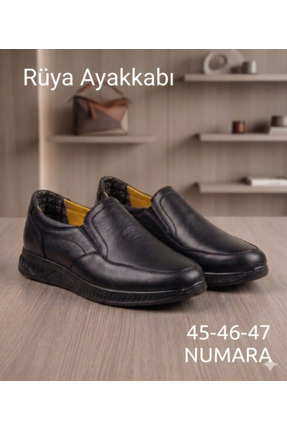 Rüya Ayakkabı Erkek Büyük Numara Deri Ayakkabı 45-46-47
