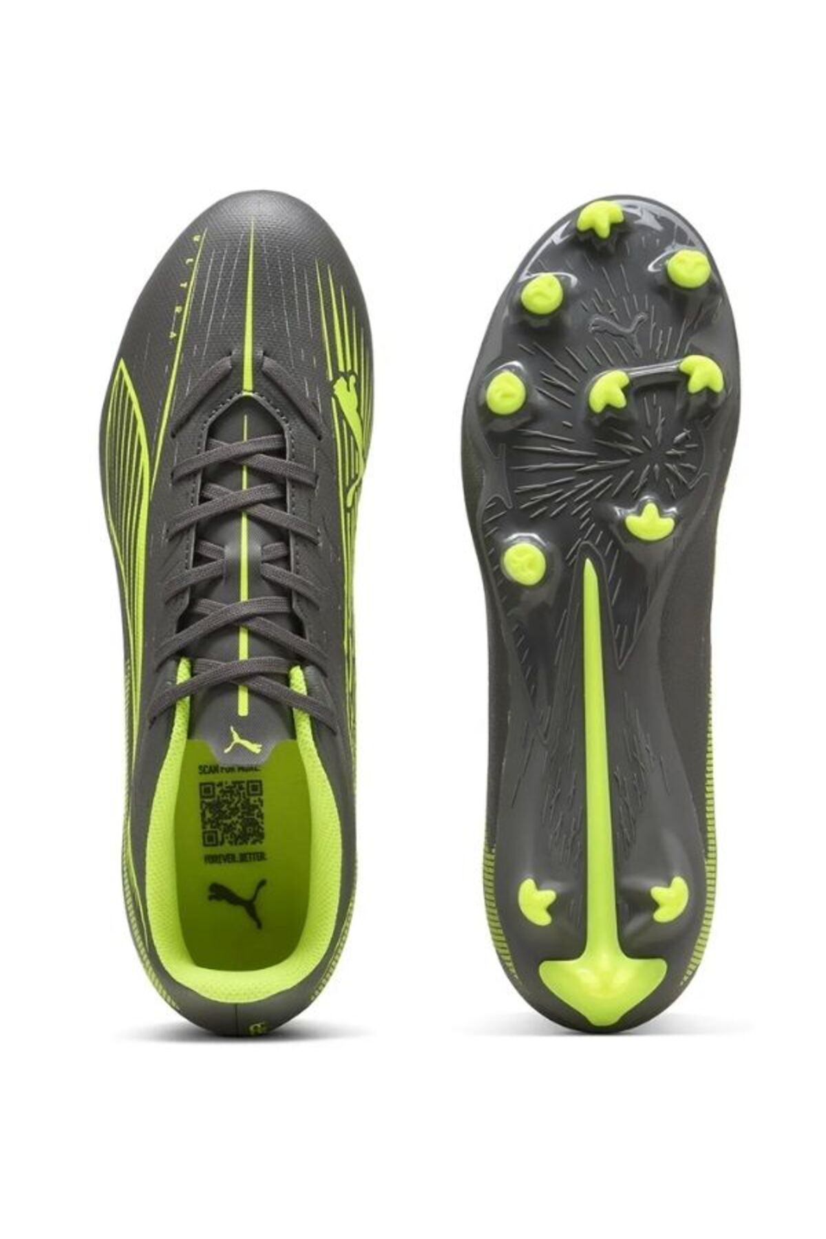 Puma Ultra 5 Play Fg/Ag Erkek Sarı Futbol Krampon 10816903 görsel 5