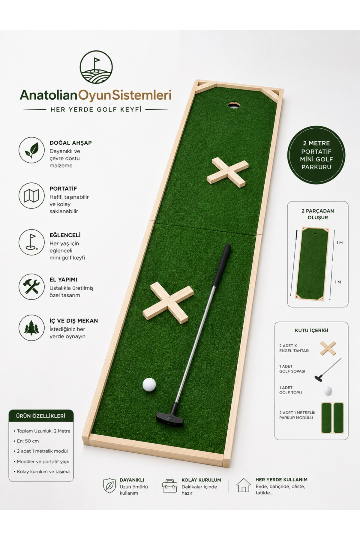 Anatolian Mini Golf Standı-2 - Fiyatı, Yorumları