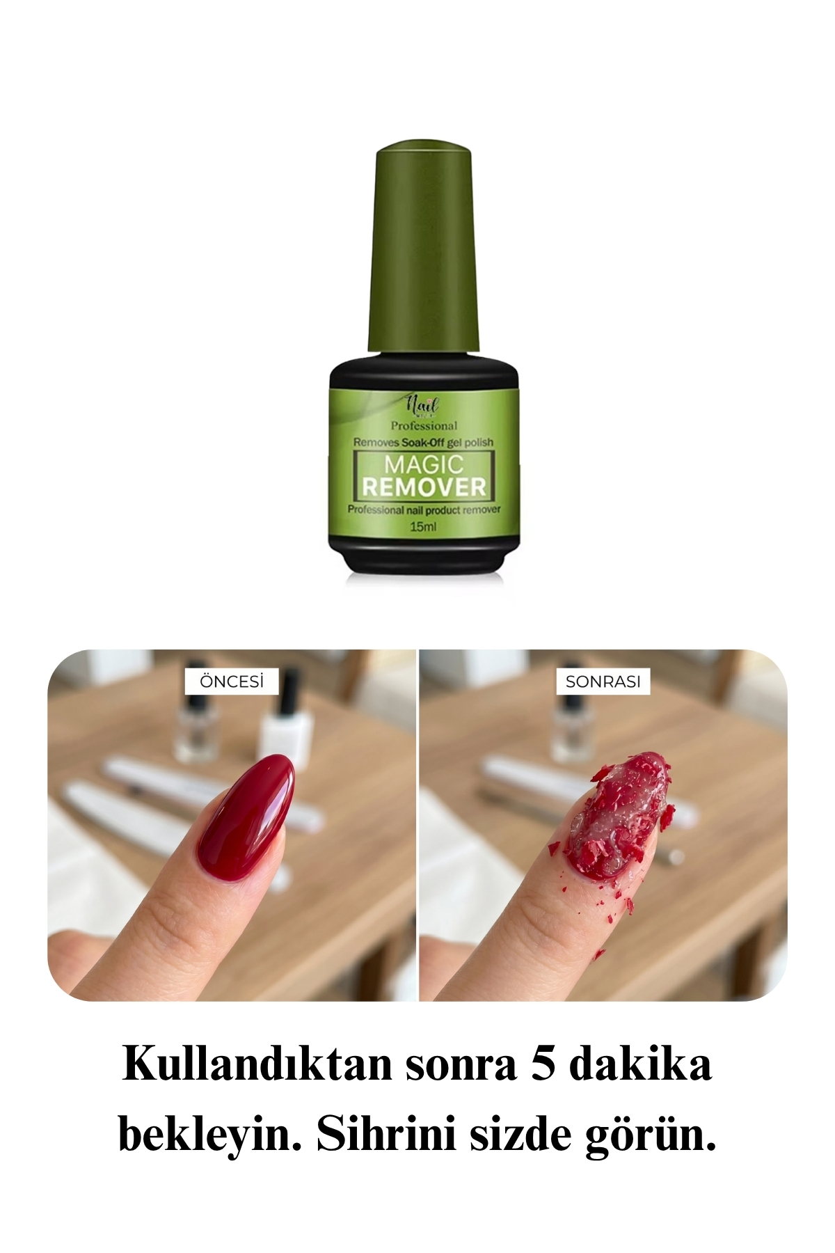 حلال لاک سریع و ماندگار Magic Remover 15ml