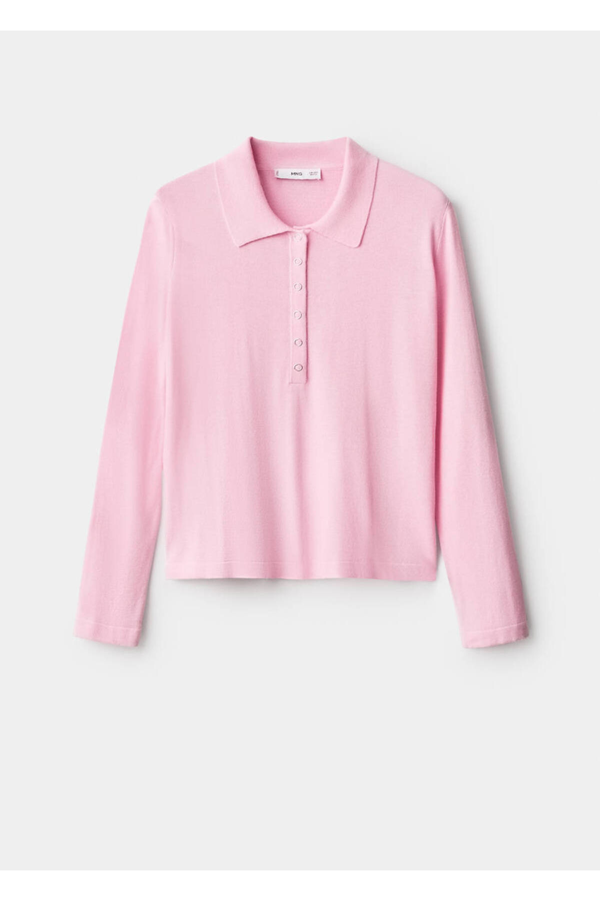 MANGO Woman Polo yaka uzun kollu kazak görsel 3