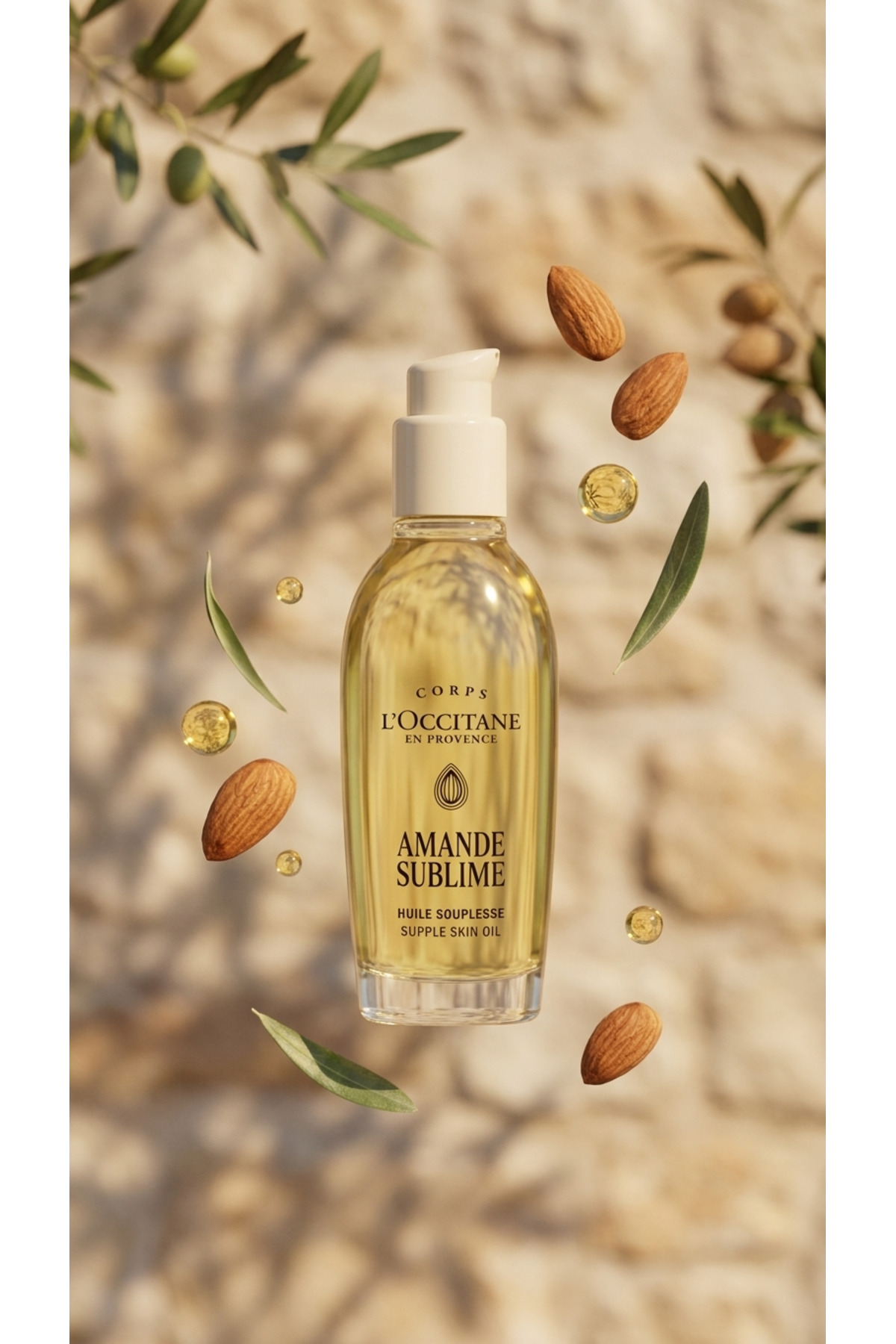 Badem Vücut Bakım Yağı, %50 Tatlı Badem Yağı İçeren Besleyici ve Nemlendirici, Omega 6 ve 9, 40 ml — 29HC040A26 — تصویر 3 از 6