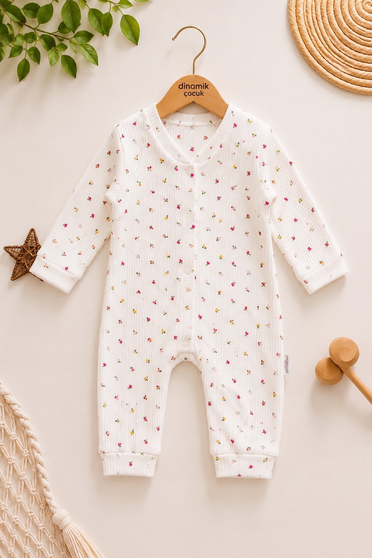 Boys Girls Unisex Baby Printed Snap Fastener Newborn Jumpsuit 100% Cotton Flexible 1-3-6months
