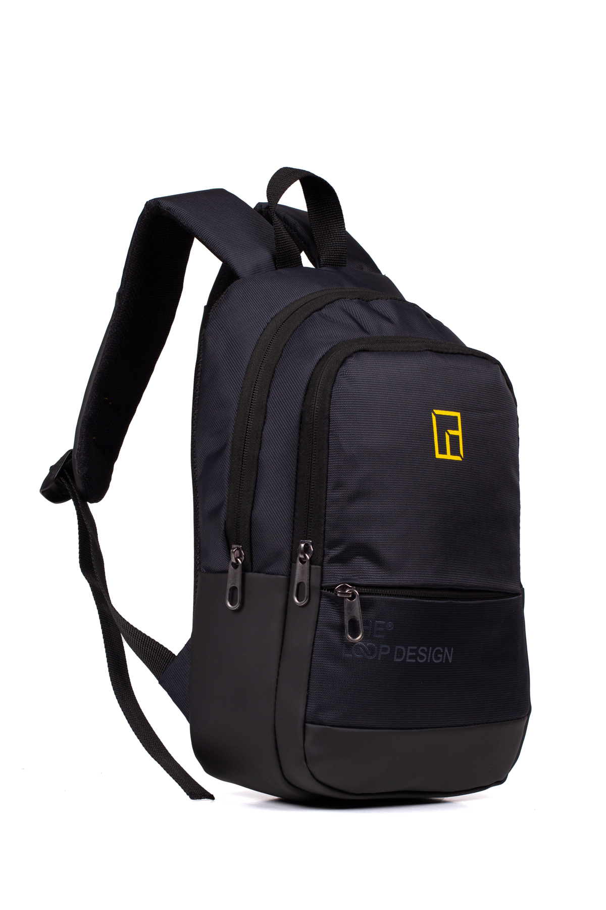 the loop design Unisex Mini Sırt Çantası, Çok Gözlü Günlük Sırt Çantası görsel 4