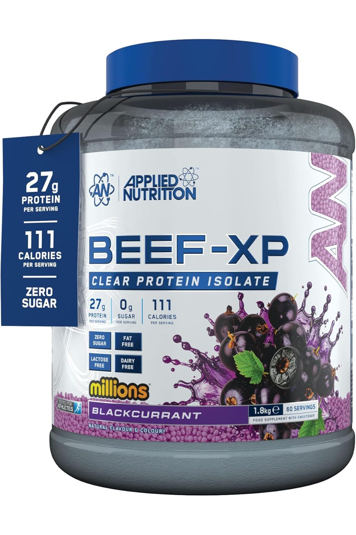 applied nutrition Beef-xp Clear Protein Isolate, Blackcurrant, Lactose Free, ...