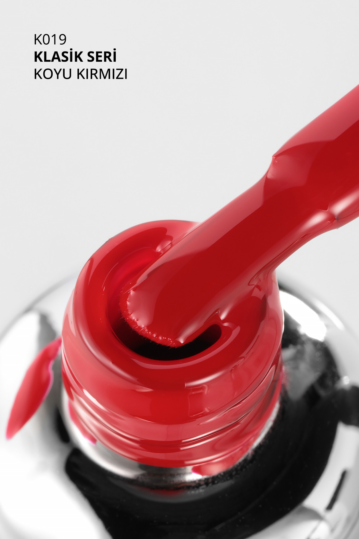 Kalıcı Oje K019, Koyu Kırmızı, 4 ml — قرمز 8860101A01S01K019 — تصویر 5 از 9