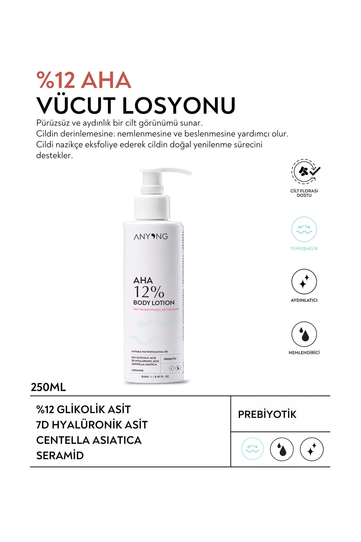 AHA %12 Vücut Losyonu — 8684221509607 — تصویر 3 از 4