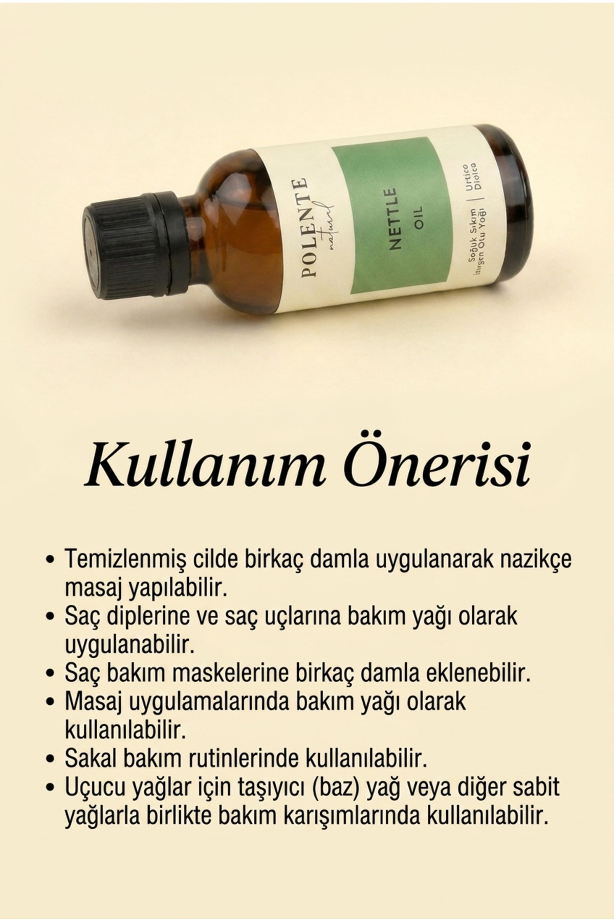 Isırgan Otu Yağı - Soğuk Sıkım (50 ml) — Urtica Dioica Seed Oil — تصویر 5 از 5