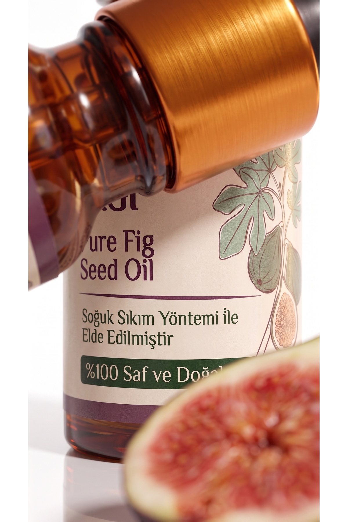 İncir Çekirdeği Yağı 10 ml / Soğuk Sıkım / %100 Saf Ve Doğal / Fig Seeds Oil — A1-İncir-Çekirdeği-yag-10 — تصویر 7 از 8