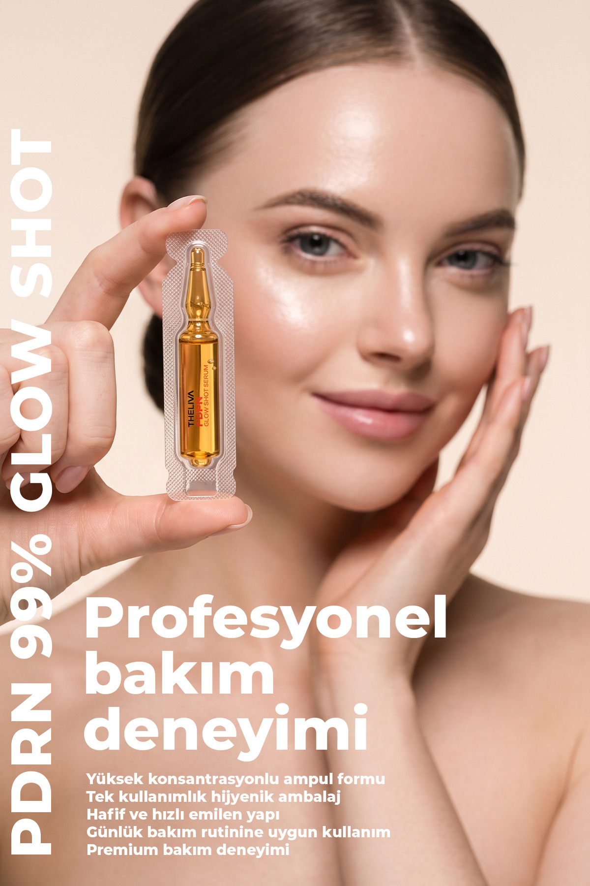 PDRN Glow Shot – Işıltı Veren Aydınlatıcı Ampul, Cam Cilt Etkisi, 5'li Paket — Glowshot — تصویر 7 از 8