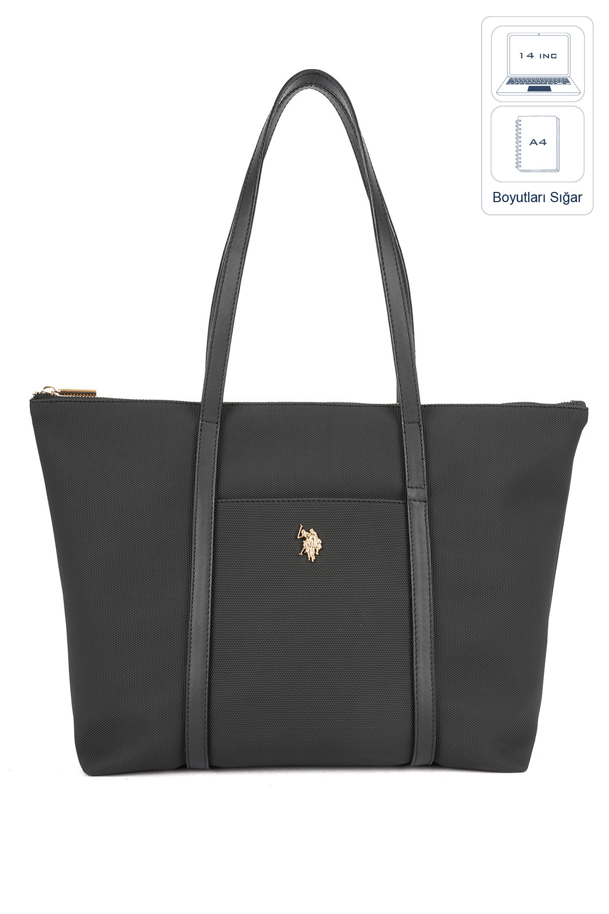 U.S. Polo Assn. Sıyah Kadın Omuz Çantası Us26665