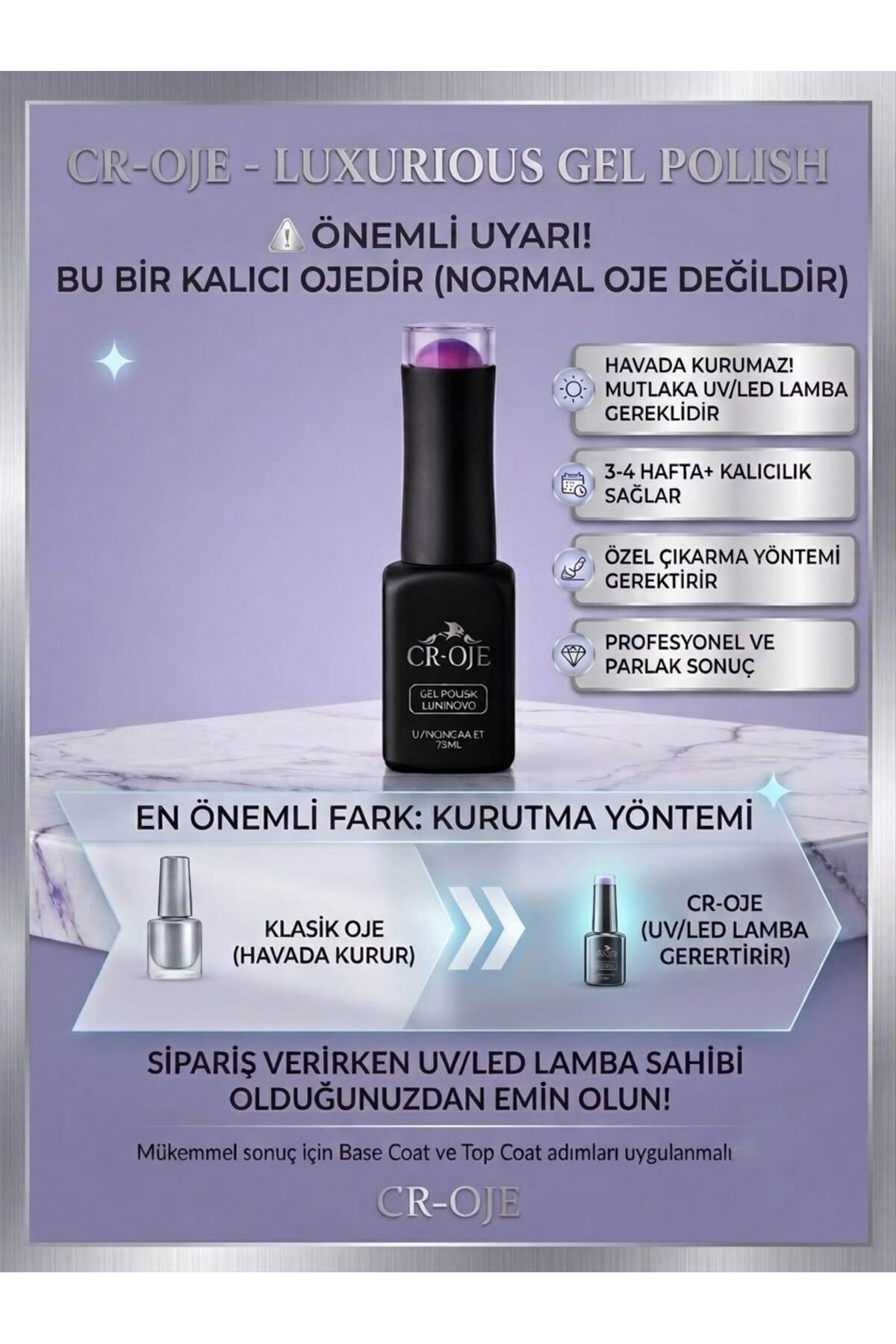 Kalıcı Oje Gökyüzü Mavi- B056 (5 ML) — آبی 5mlmavikalicioje — تصویر 3 از 5