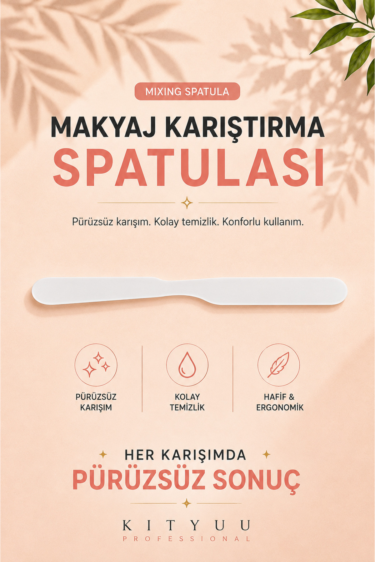 Ayna Hediyeli Spatulalı Karıştırma Paleti Seti | Ürün Fondöten Krem Makyaj Karıştırma Paleti Seti — AYNKARPAL7 — تصویر 3 از 8