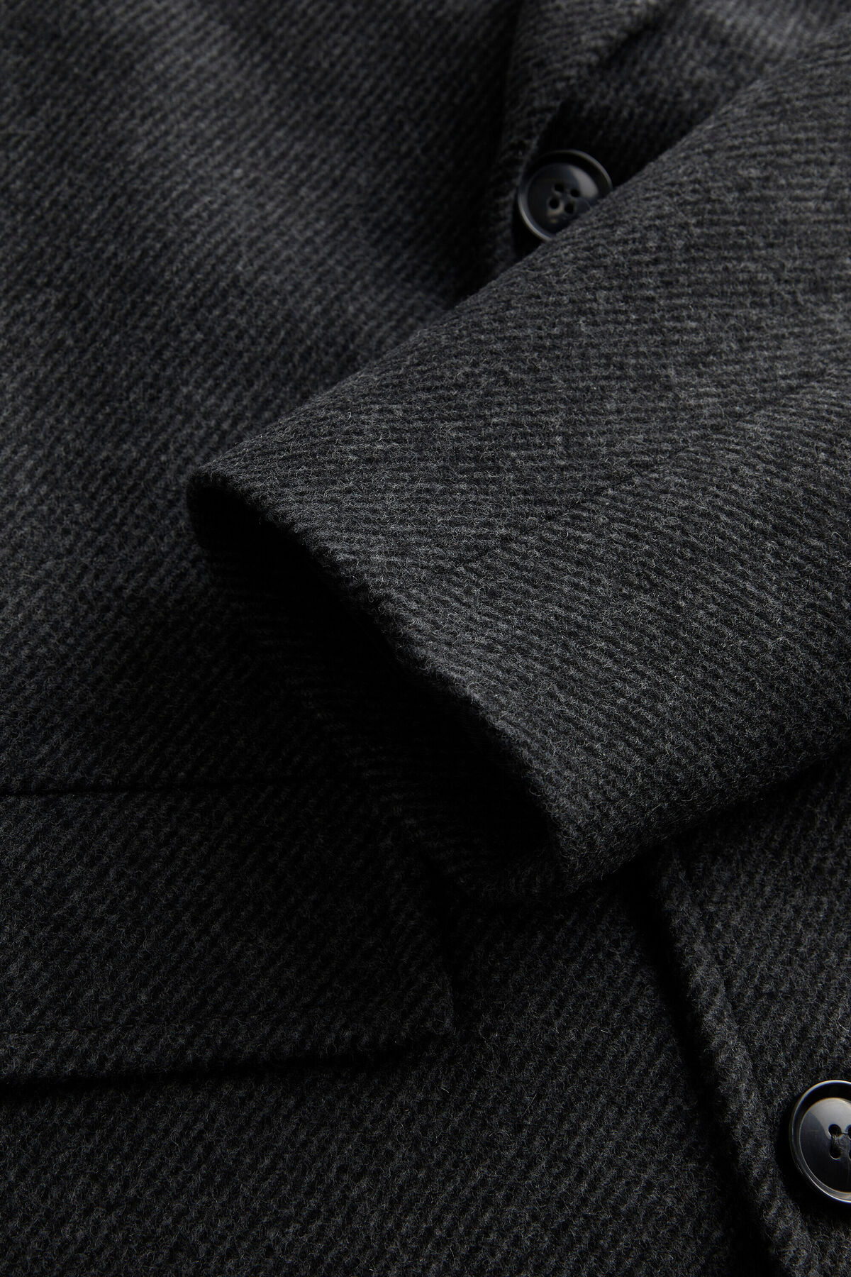 W Collection Antrasit Palto görsel 4