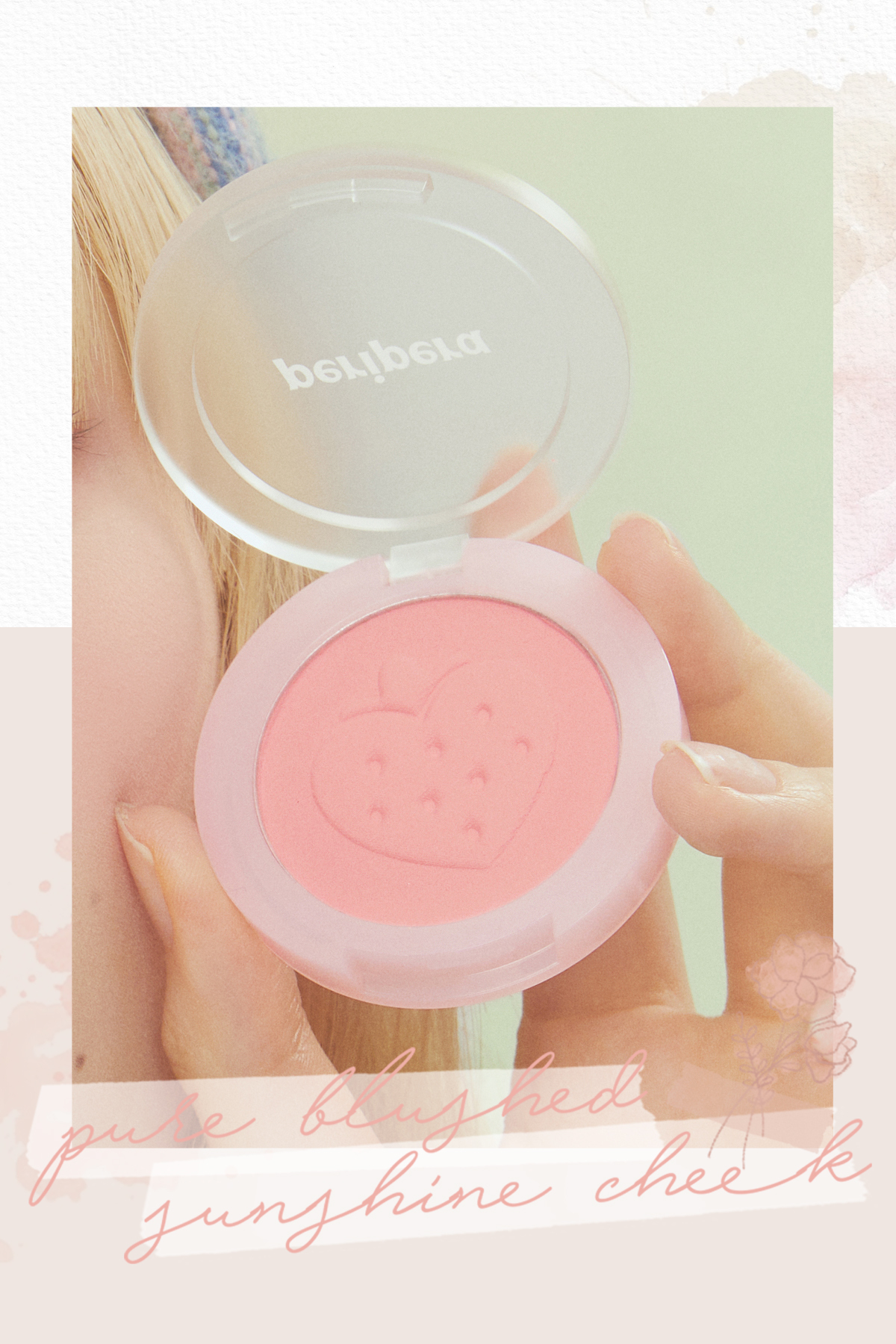 رژگونه پودری متعادل کننده چربی گونه Pure Blushed Sunshine Cheek (26 رنگ توت فرنگی پفی) با رنگ‌های پاستلی — بژ 6326 — تصویر 8 از 9