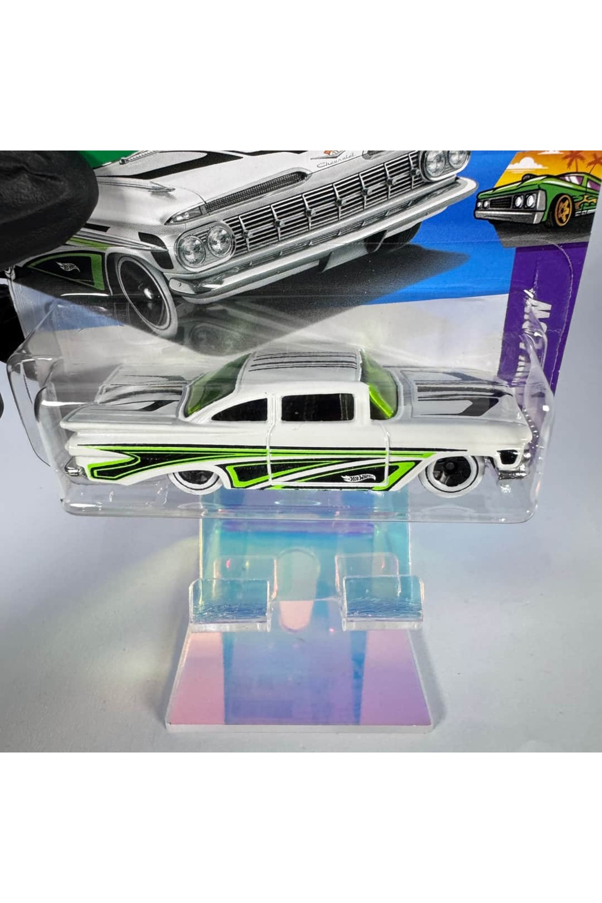 HOT WHEELS 59 Chevy Impala 1/64 Model Araba - Beyaz - Fiyatı