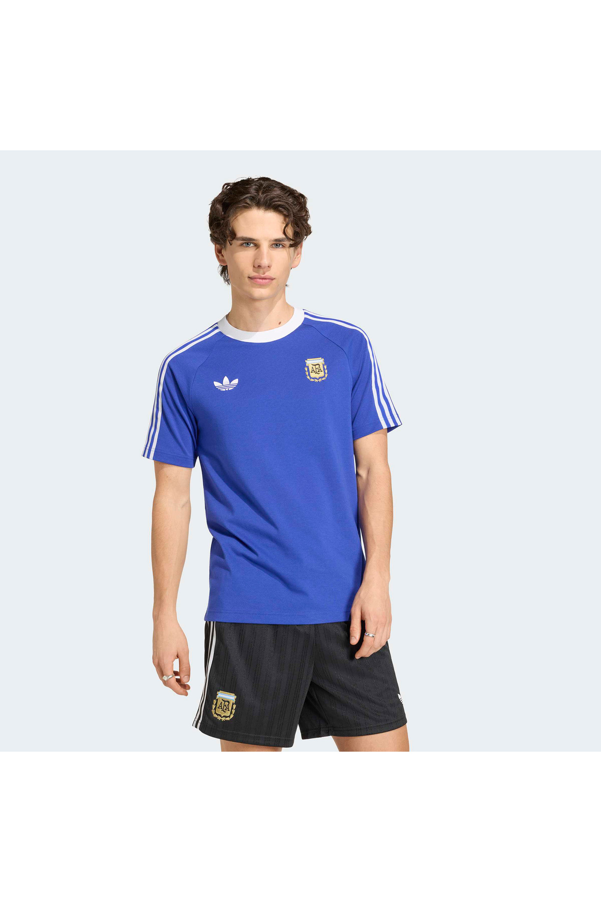 adidas Afa Og Tee Blue Men's T-Shirt Jz6307- Trendyol