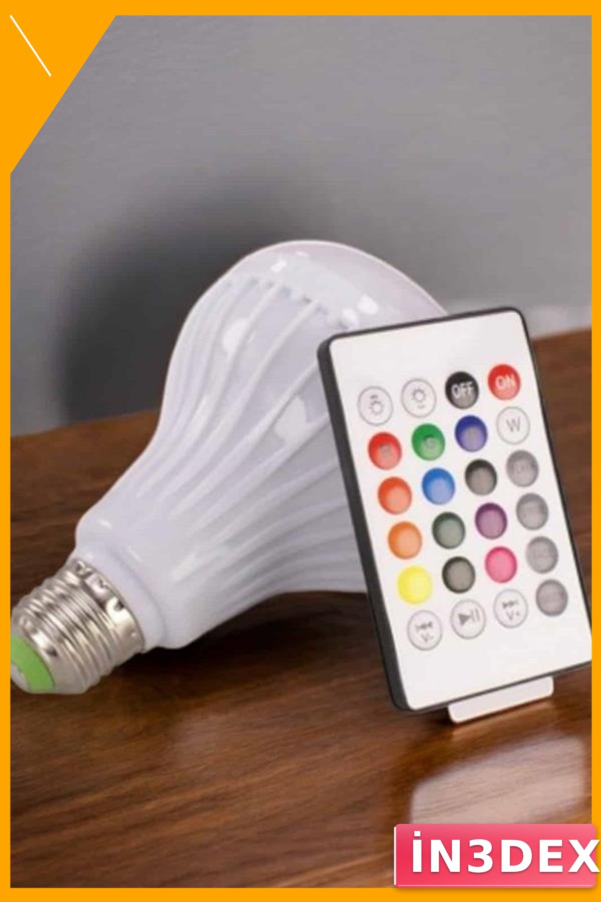 Bluetooth Hoparlör Led Lamba Akıllı Işık Müzik