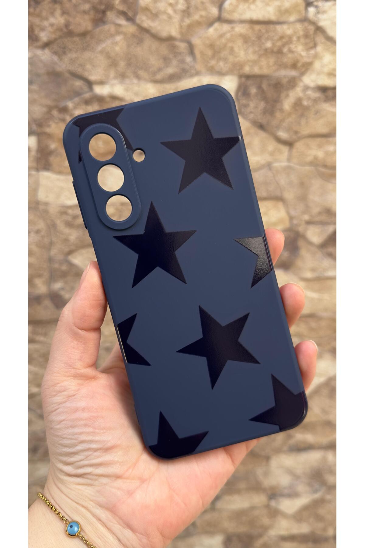 Samsung Galaxy A17 Compatible Star Silicone Shock Absorber Classic Shielded Rubber Case