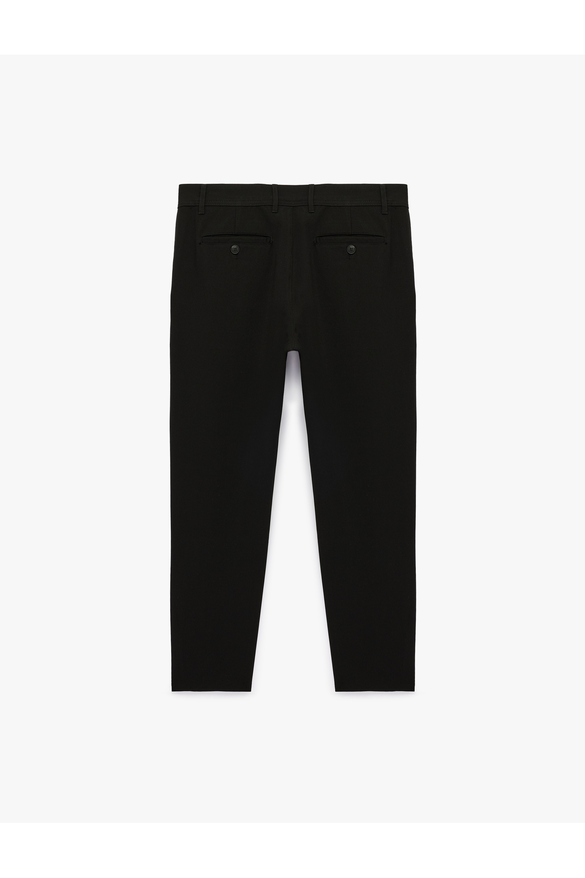 Koton Viskon Karışımlı Cepli Slim Fit Kumaş Pantolon görsel 4
