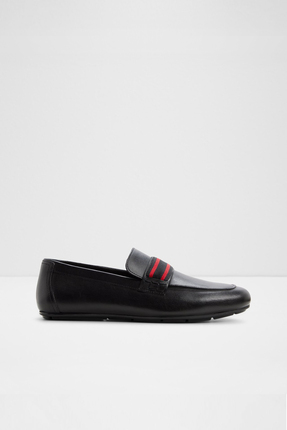 Aldo NORES-IN - Erkek Siyah Hakiki Deri Slip-On Loafer