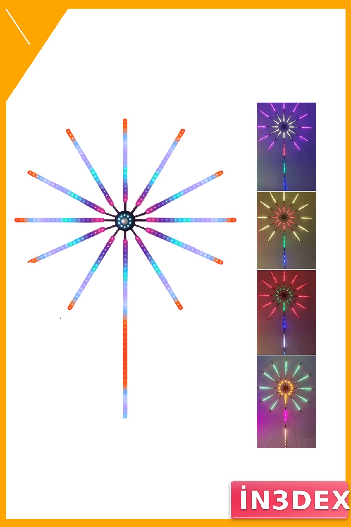 RGB LED Duvar Aydınlatması Uygulama Destekli