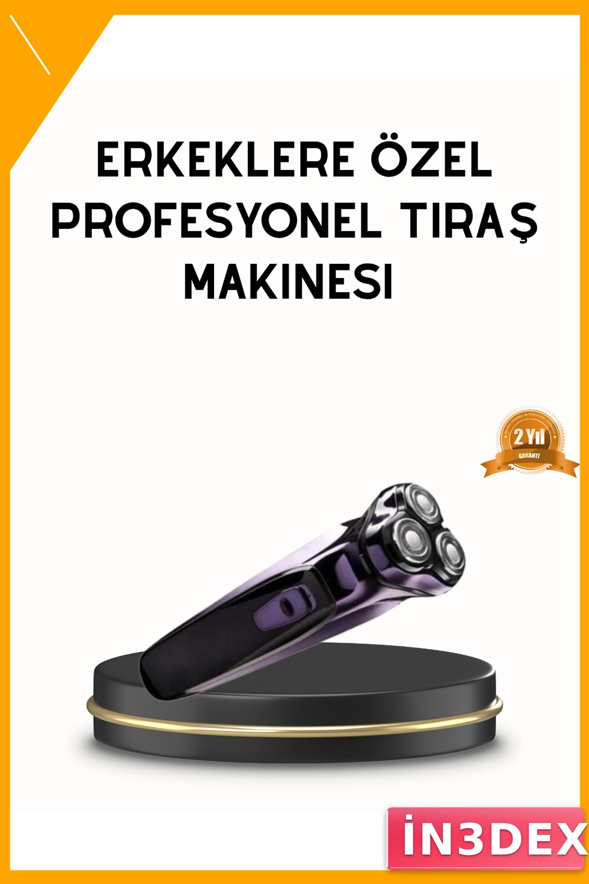 Şarjlı Saç Sakal Tıraş Makinesi Kablosuz Kuru Kullanım