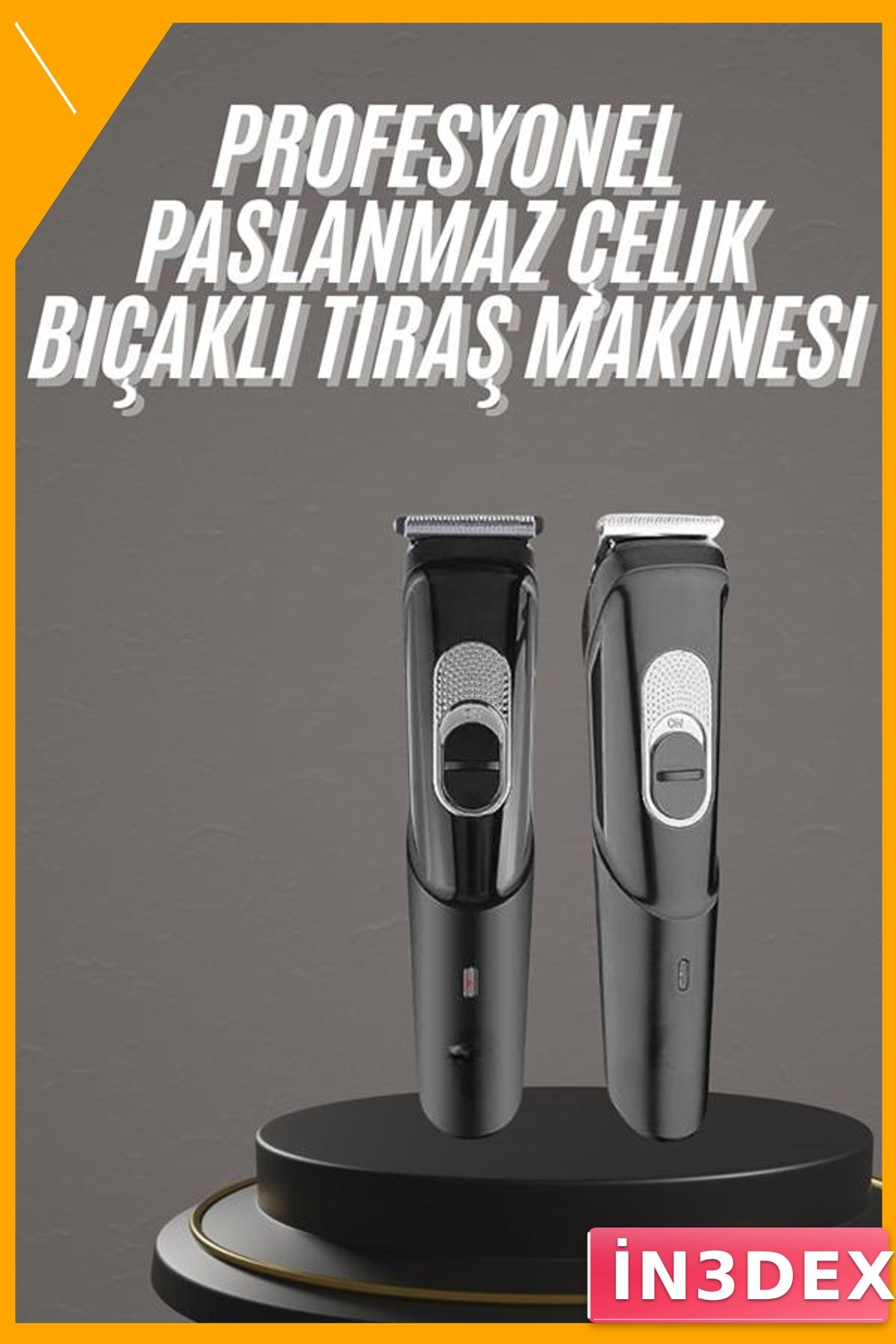 Şarjlı Saç Sakal Tıraş Makinesi Ense Kesme Lazer Öncesi Kısaltma