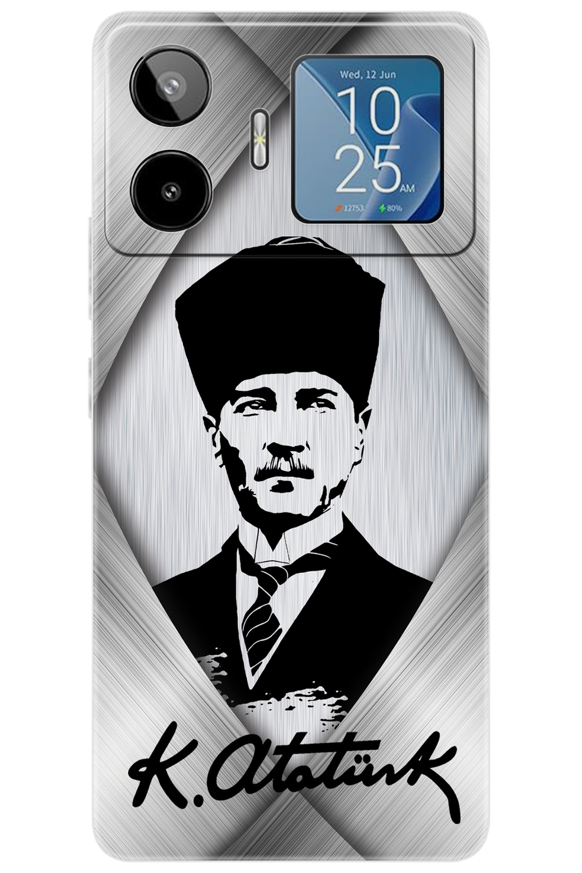 GM 26 PRO 5G (G903) Compatible Case Pattern Printed Silicone Ataturk Design NGO:402 CP-1FRMlYa
