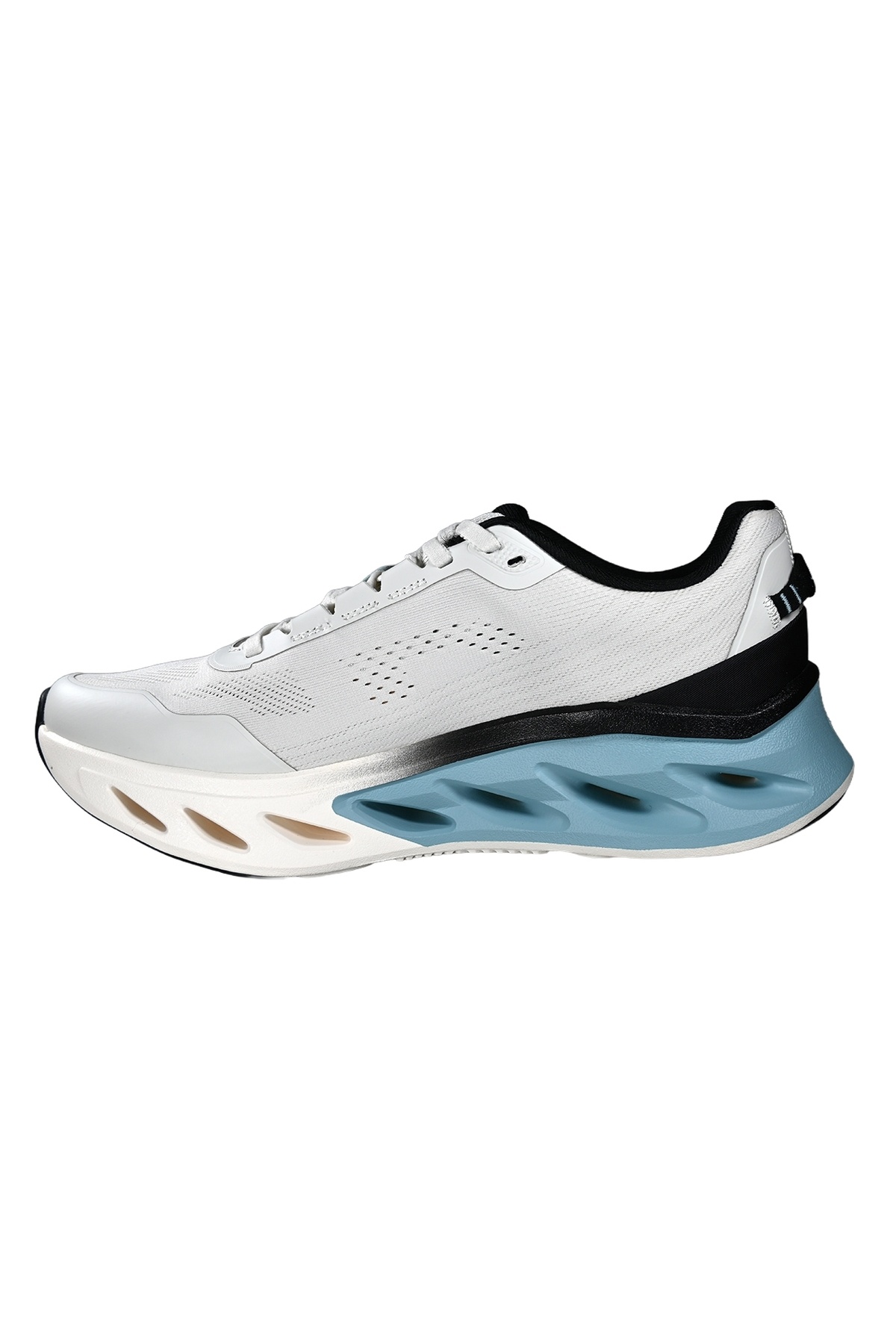 MARCOMEN ERKEK ULTRA HAFİF DARBE EMİCİ KALIN TABAN SPOR SNEAKER GRİ - MAVİ görsel 4
