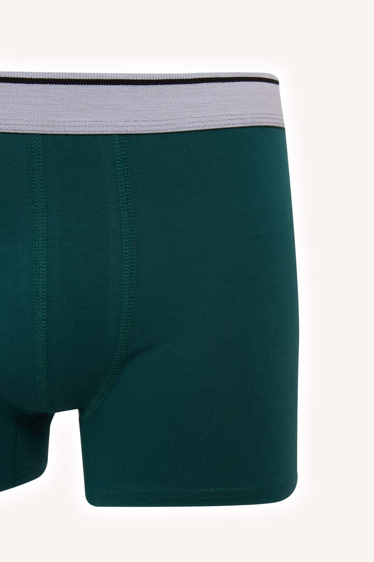 DeFacto Regular Fit Desenli 3'lü Boxer Set H4517AX26SP görsel 4