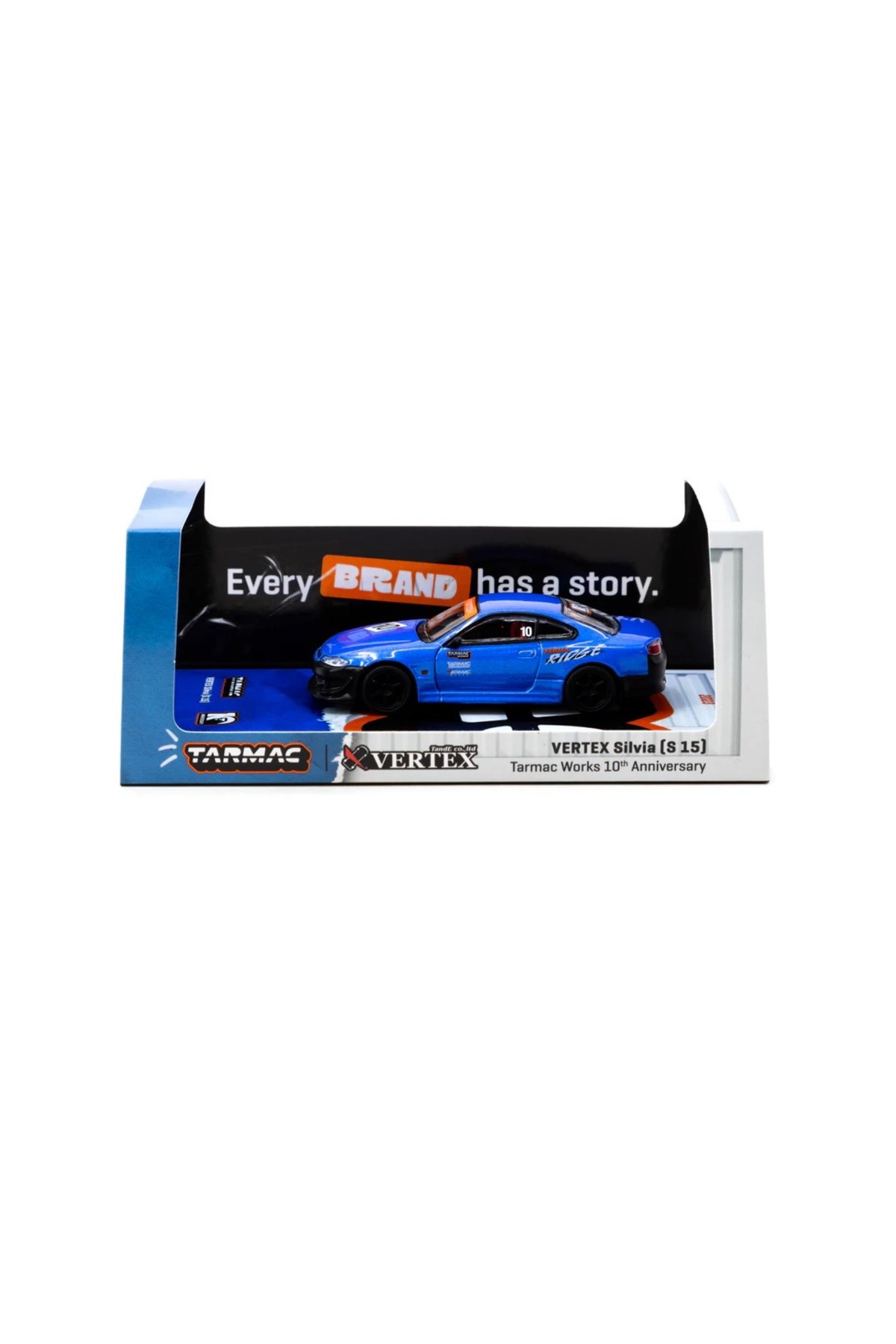 HOT WHEELS Tarmac Works 1:64 Vertex Nissan Silvia S15 10Th