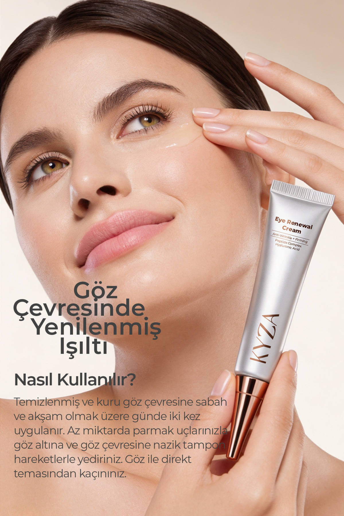 Eye Renewal Cream Işıltı Veren Göz Çevresi Kremi 15 ml — KYZ-GZ — تصویر 6 از 6