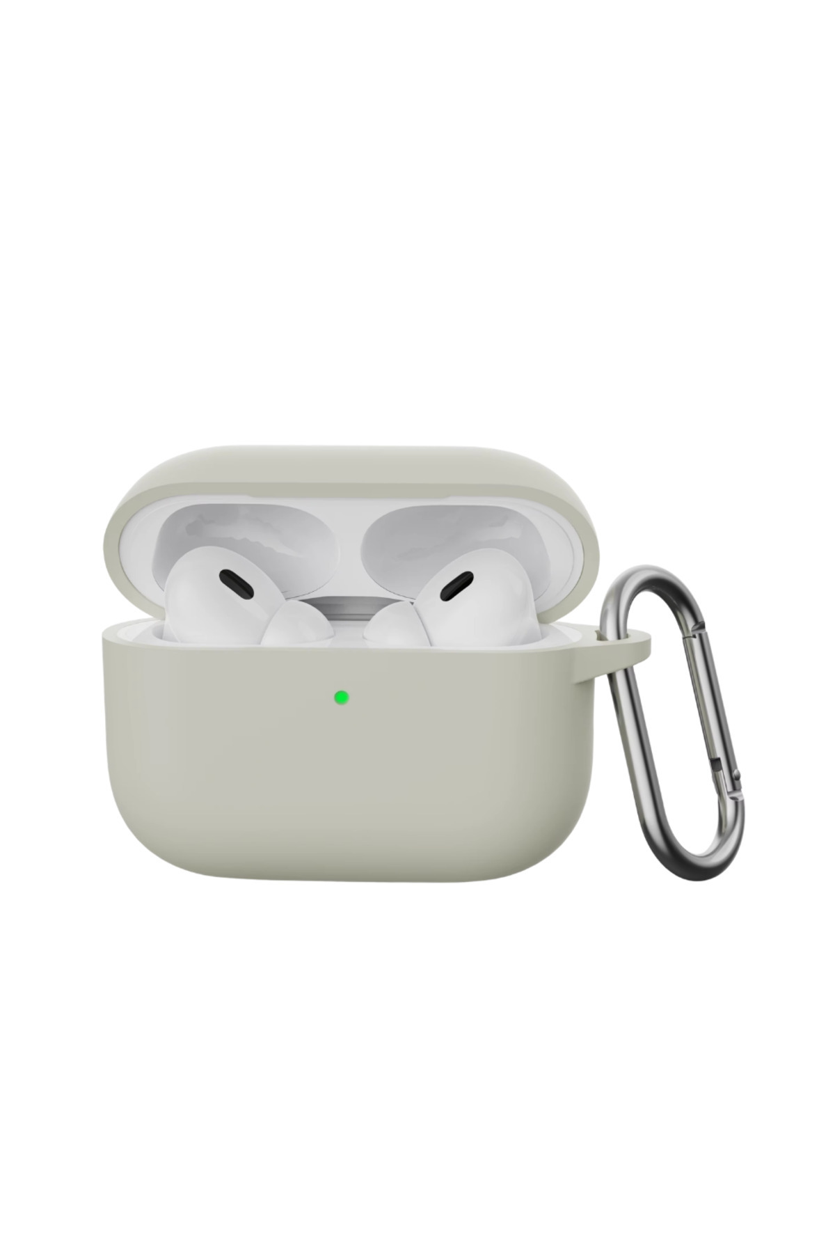 Airpods Pro and Pro 2 Compatible Silicone Case Fully Compatible Earphone Case with Metal Hook