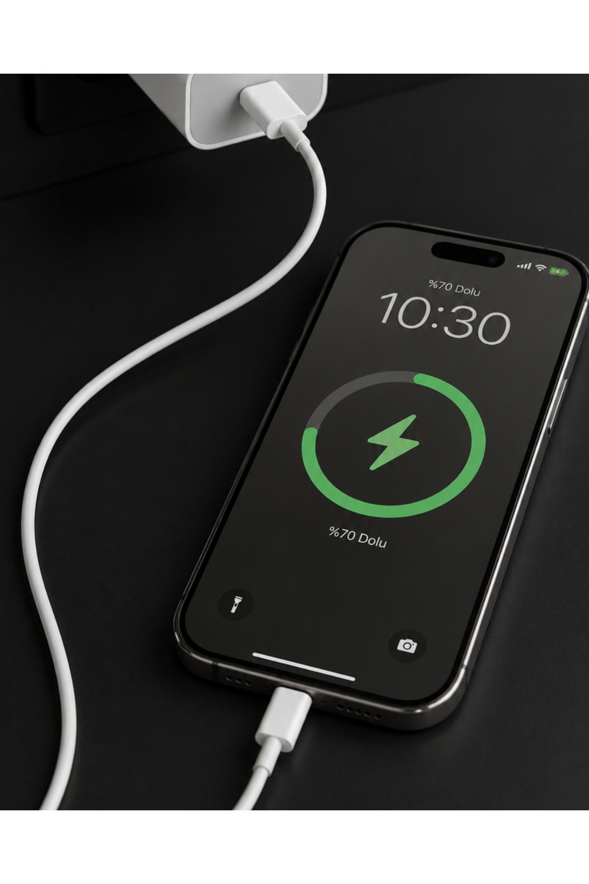 markentegra iPhone 13 12 11 XR XS X SE 2022 2020 20W Lightning Şarj Cihazı Akıllı Telefon