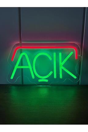 Poznan Lighting Açık Neon LED Tabela Işıklı Vitrin ve İşletme Kapı Tabelası