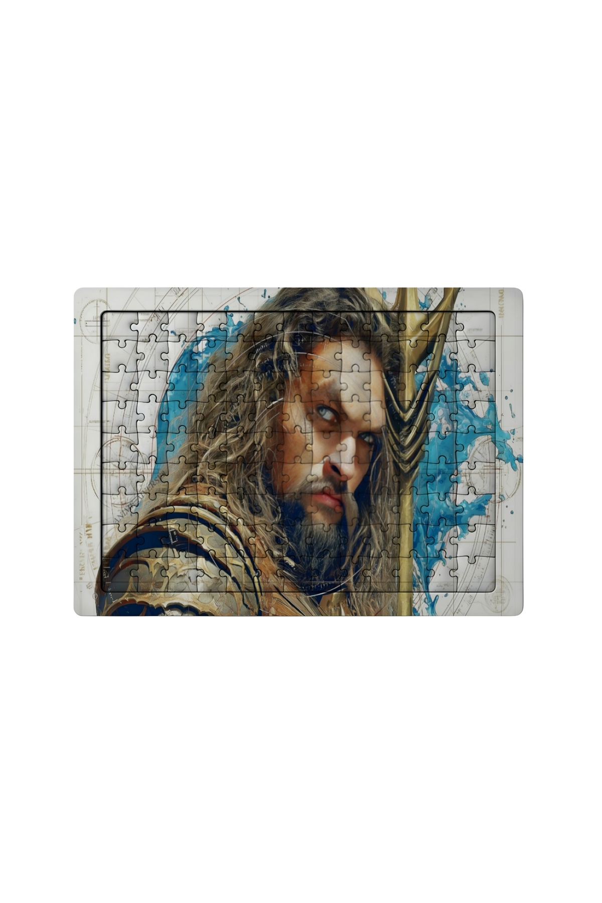 Aquaman 99 Parça Ayaklı Puzzle – Dekoratif Çocuk Yapbozu 045