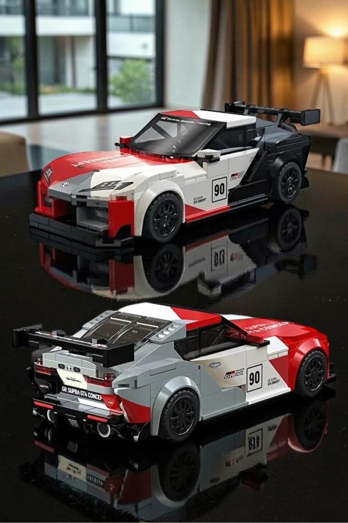 cada Toyota Gr Supra GT4 (324 Parça) Seti Blok Araba - Fiyatı